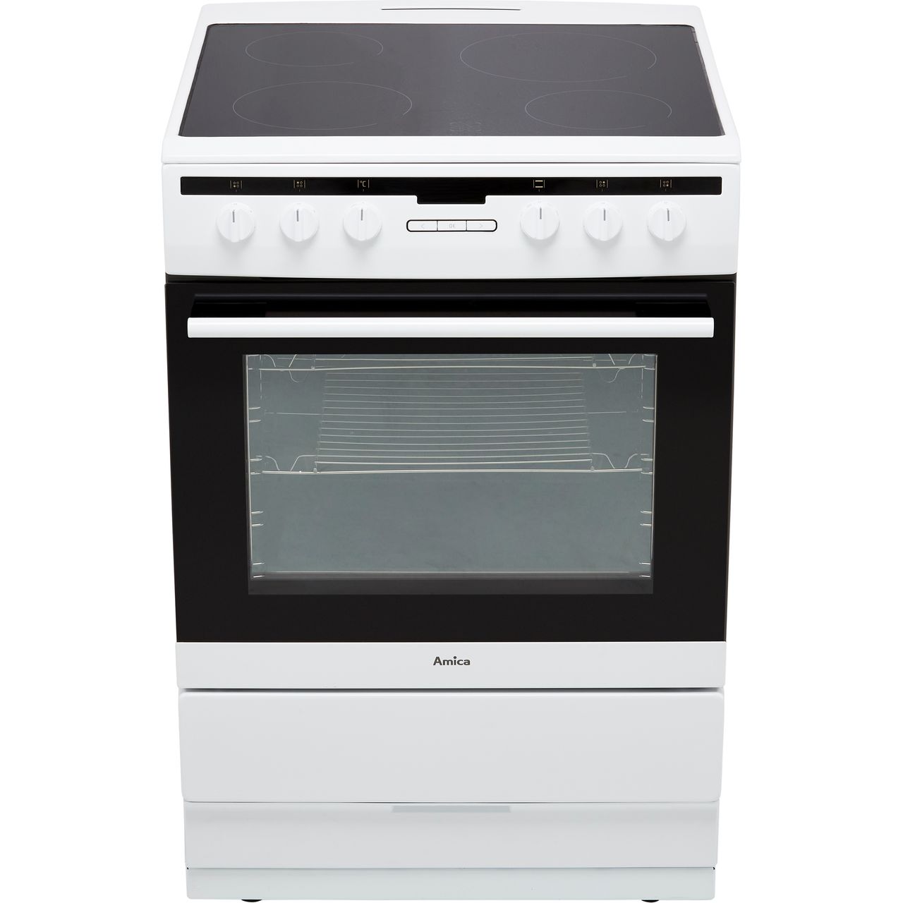 608CE2TAW_WH | Amica Electric Cooker | White | ao.com